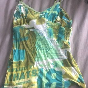 Versace mesh tank